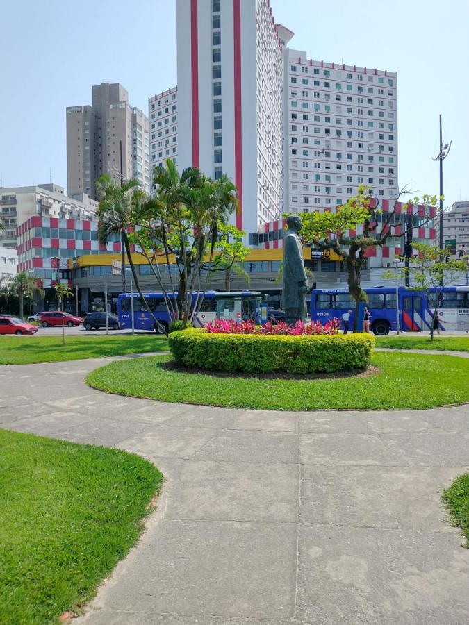 Apto Em Santos, Condominio Frente Ao Mar, Garagem, Internet 250Mb, Wifi E Netflix Gratis, Smart Tv, 1 Dorm Santos  Bagian luar foto